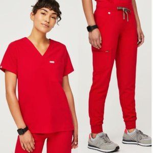 FIGS NWT scrubs Limited Edition Pop Red Small & Small Tall